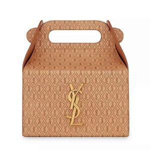 YSL lunch box bag; takeaway box bag